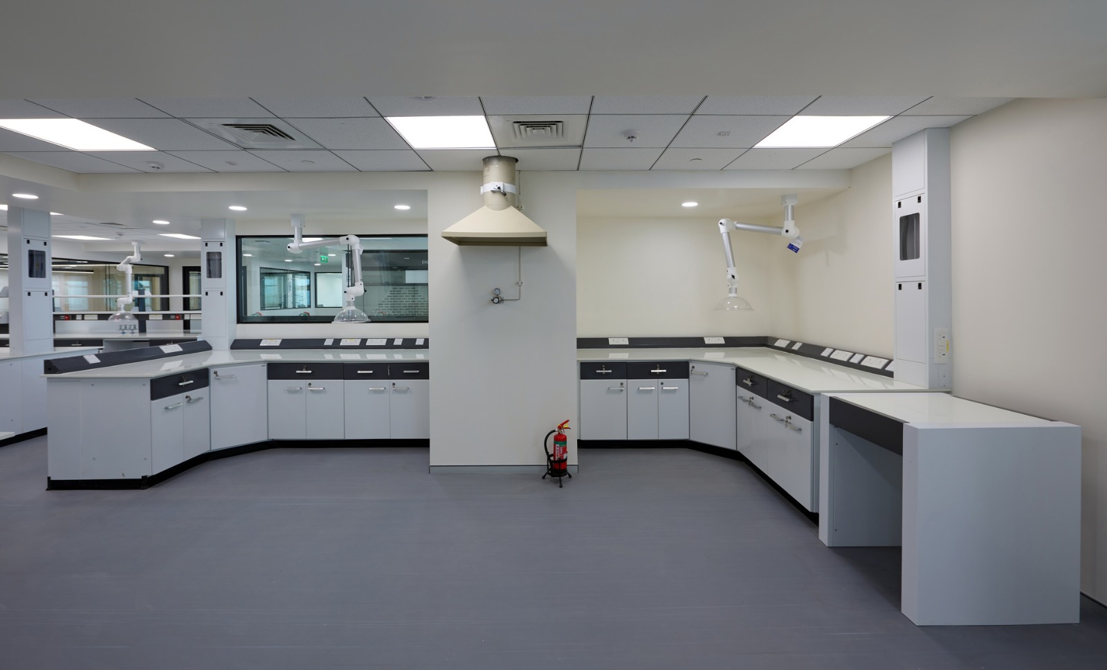 Specialty Chemicals Company, Juingar, Navi Mumbai, Maharashtra - Lab furniture and sport extractors - Turnkey Lab Design and Construction by SbyD