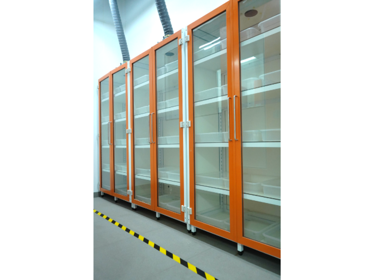 Specialty Chemical Company, Kutch, Gujarat - Chemical storage cabinets - Turnkey Lab Design and Construction by SbyD