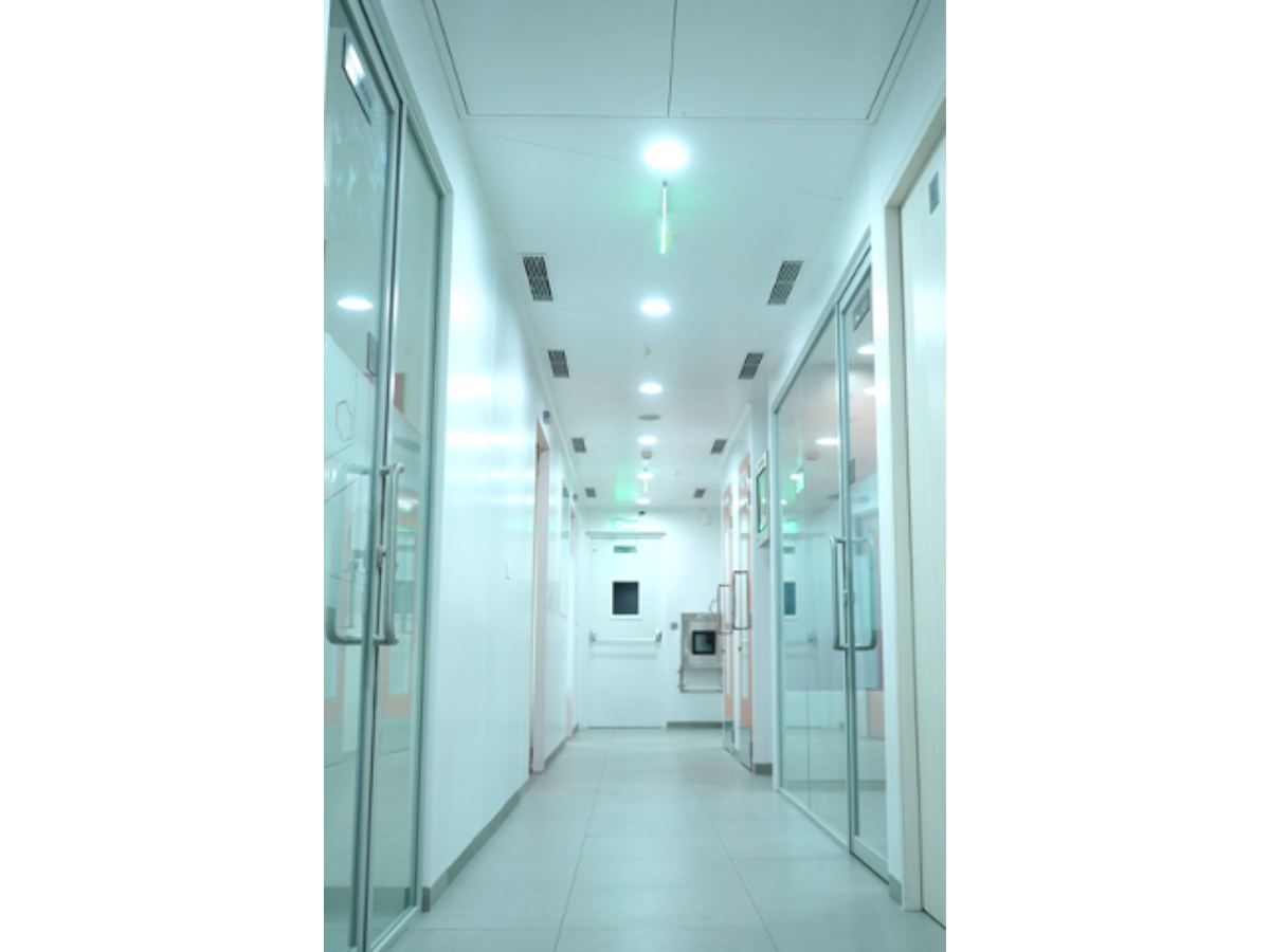 Specialty Chemical Company, Kutch, Gujarat - Office Passage - Turnkey Lab Design and Construction by SbyD