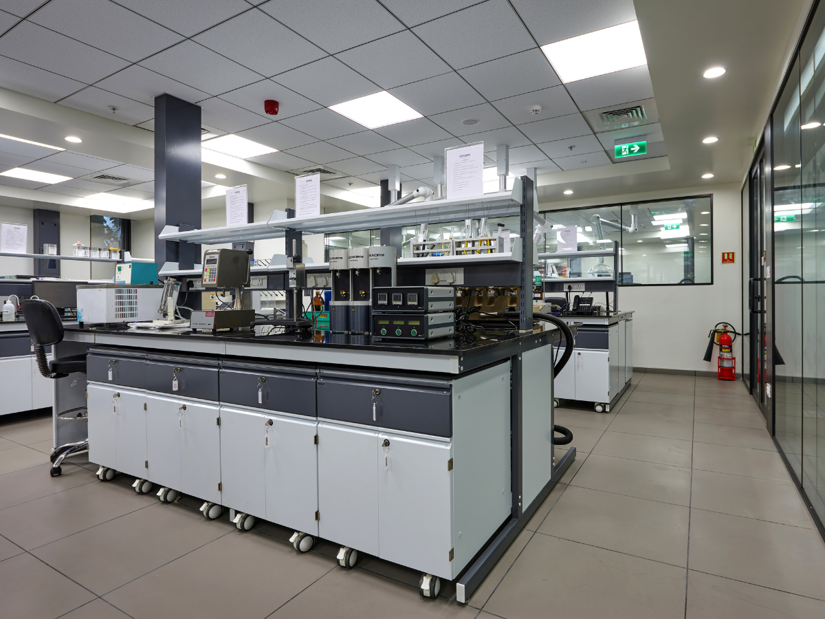 Specialty Chemicals Company, Juingar, Navi Mumbai, Maharashtra - Lab furniture and equipment - Turnkey Lab Design and Construction by SbyD