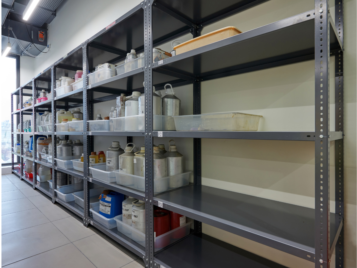 Specialty Chemicals Company, Juingar, Navi Mumbai, Maharashtra - Lab storage - Turnkey Lab Design and Construction by SbyD