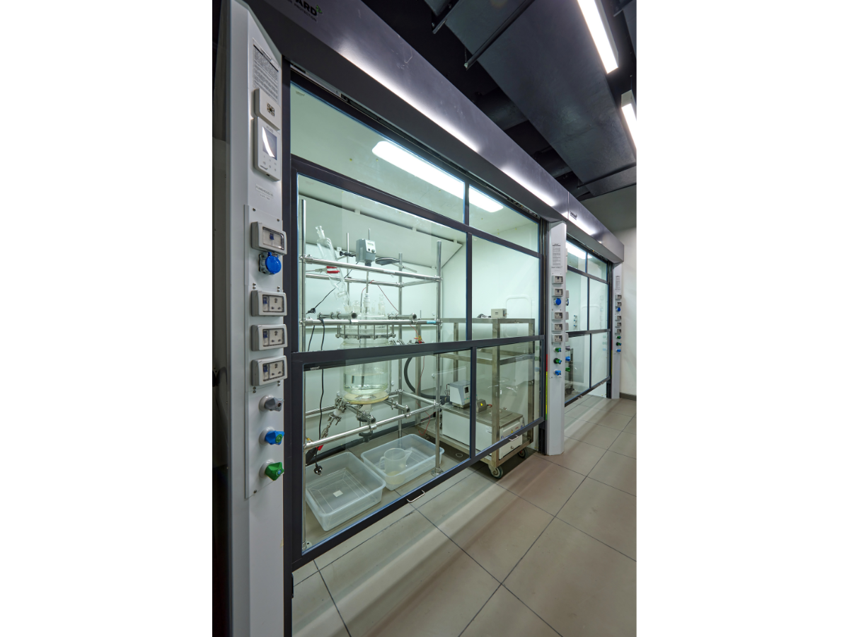 Specialty Chemicals Company, Juingar, Navi Mumbai, Maharashtra - Walk in fume hood - Turnkey Lab Design and Construction by SbyD